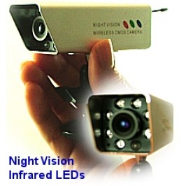 2.4GHz Night Vision Wireless Camera with 3 hour Battery