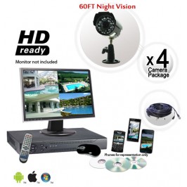 4 Security Camera System