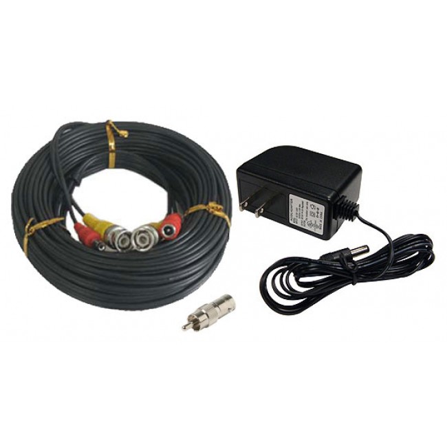 100ft Security Camera Cable Pack 100ft Siamese Video Power Cable and