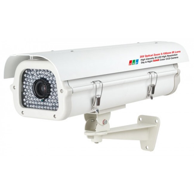 License Plate Capture Camera up to 55mph 80ft Distance