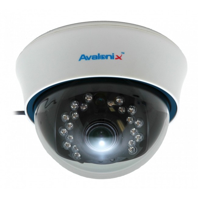 600TVL High Resolution Dome Camera with Varifocal Zoom Lens and IR