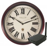 Hidden Digital Wireless Wall Clock with RCA Receiver