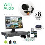 8 Camera System with Audio