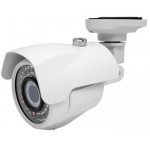 White Colored Outdoor CCTV Camera with Infrared