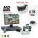 16 Camera Security System with 200ft Night Vision 700TVL