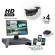 600TVL Four Camera System with H264 Video Recorder - 200ft Night Vision