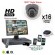 16 Dome Camera System 700TVL Vandal Proof