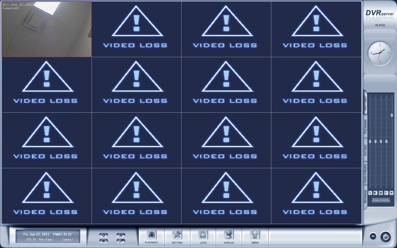 8 Channel PC DVR Card, DiGiCam Full D1 Realtime 240fps